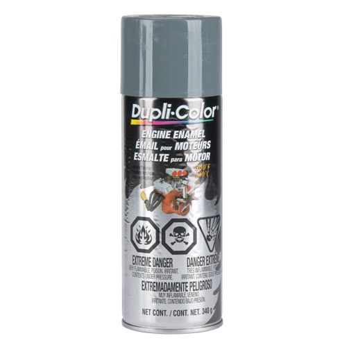 Engine Enamel Paint with Ceramic, New Ford Grey, Gloss, 12 oz., Aerosol Can CSL Industriel Inc.
