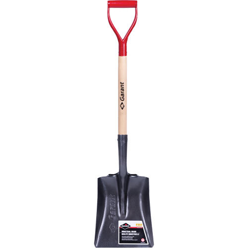 Pro Square Point Shovel, Wood, Tempered Steel Blade, D-Grip Handle, 27-3/4" Long CSL Industriel Inc.