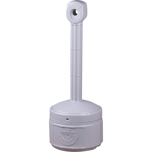 Smokers Cease-Fire&reg; Cigarette Butt Receptacle, Free-Standing, Plastic, 1 US gal. Capacity, 30" Height CSL Industriel Inc.