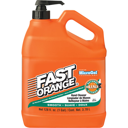 Nettoyant &agrave; mains, Lotion, 3,78 L, Bouteille &agrave; pompe, Orange CSL Industriel Inc.