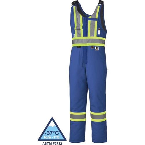 5524A Combinaison de s&eacute;curit&eacute; matelass&eacute;e ignifuge &agrave; haute visibilit&eacute;, 2T-Grand, Bleu royal CSL Industriel Inc.