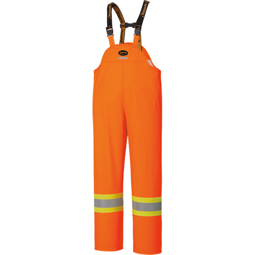 5893 High Visibility Flame Resistant Waterproof Bib Pants, Large, High Visibility Orange CSL Industriel Inc.