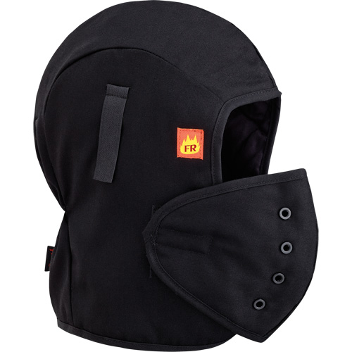 566A Flame Resistant Quilted Hardhat Liner, Black, Cotton CSL Industriel Inc.