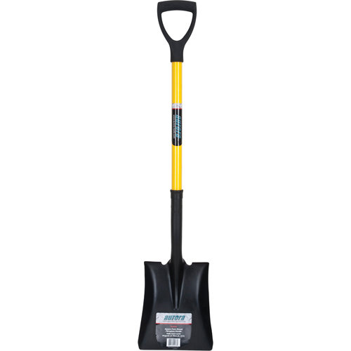 Square Point Shovel, Fibreglass, Tempered Steel Blade, D-Grip Handle, 32-1/2" Long CSL Industriel Inc.