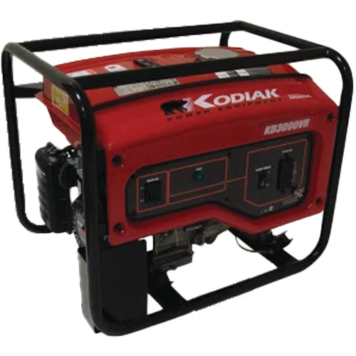 Kodiak KD3000VR Portable Generator, 2400 W Rated, 120 V, 16 L Tank CSL Industriel Inc.