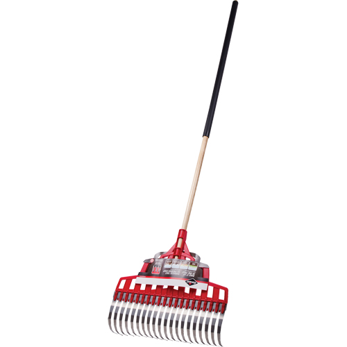 Multi-Purpose Lawn Rake, 20" Blade, 20 Tines, Hardwood Handle, Steel Blade CSL Industriel Inc.