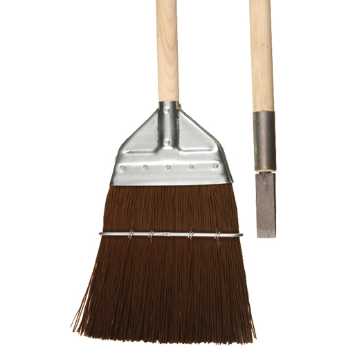 Balai de cantonnier avec ciseau, Manche en Bois, Soies en Polypropyl&egrave;ne, 56" lo CSL Industriel Inc.