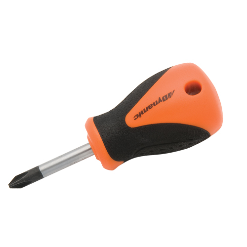 Philips Stubby Screwdriver, #1, 3-4/5" L, Cushion Grip Handle CSL Industriel Inc.