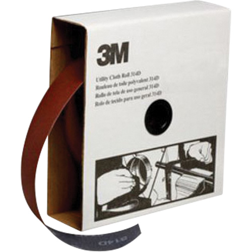 Utility Sanding Roll, Aluminum Oxide, 2" W x 150' L, P400 Grit CSL Industriel Inc.