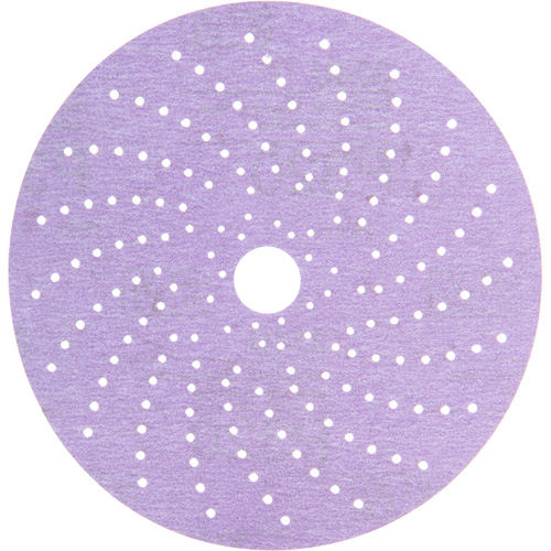 Hookit Purple Clean Sanding Disc, 6" Dia., 320+ Grit, Aluminum Oxide CSL Industriel Inc.
