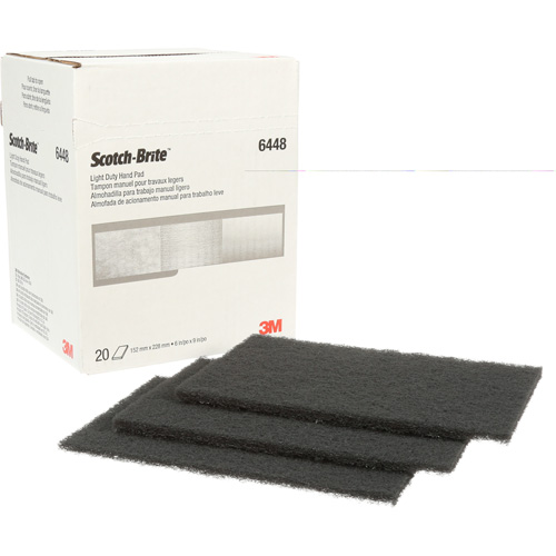 Tampon manuel pour travaux g&eacute;n&eacute;raux Scotch-Brite, Carbure de silicium, 6" x 9", Grain Ultra fin CSL Industriel Inc.