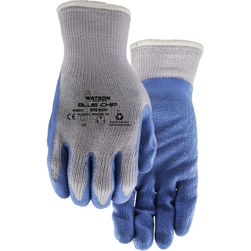 Stealth Blue Chip Coated Gloves, Medium, Rubber Latex Coating, 10 Gauge, Polyester Shell CSL Industriel Inc.