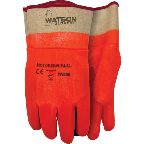 Gants Notorious P.I.G., Taille unique, R&ecirc;vetement Nitrile/PVC, Enveloppe en Jersey CSL Industriel Inc.