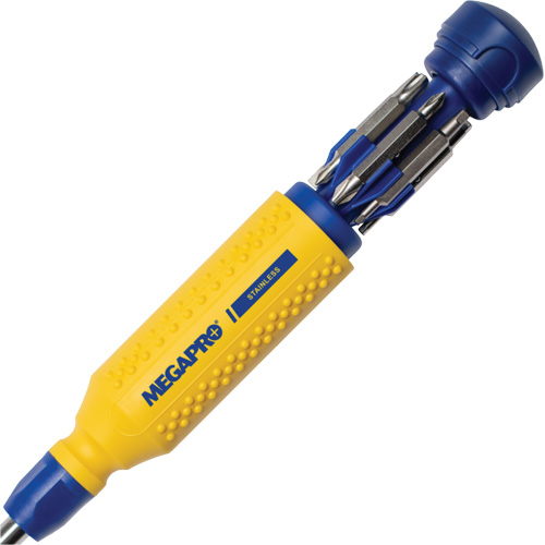 Original Stainless Steel 15-in-1 Multi-Bit Screwdriver, 8-37/50" L, Textured Handle CSL Industriel Inc.
