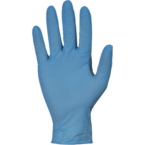 Gants jetables RDNPF KeepKleen, Grand, Nitrile, 4 mils, Sans poudre, Bleu, Classe 2 CSL Industriel Inc.