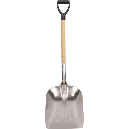 Scoop Shovel, Wood, Aluminum Blade, D-Grip Handle, 24-1/2" Length CSL Industriel Inc.