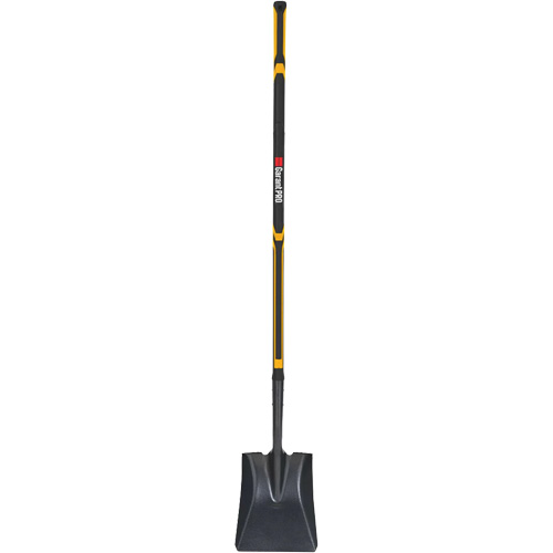 Pelle carr&eacute;e Pro, Fibre de verre, Lame Acier durci, Manche en Droit, Longueur 48" CSL Industriel Inc.
