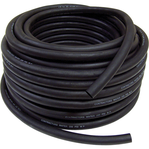Contractor's Water Discharge Garden Hose, Rubber, 3/4" dia. x 50' CSL Industriel Inc.