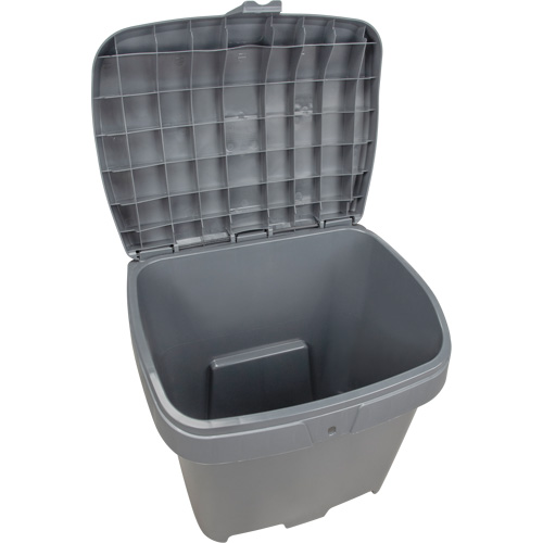 Salt & Sand Storage Bins, With Hasp, 21" x 27" x 26", 4.24 cu. ft., Grey CSL Industriel Inc.