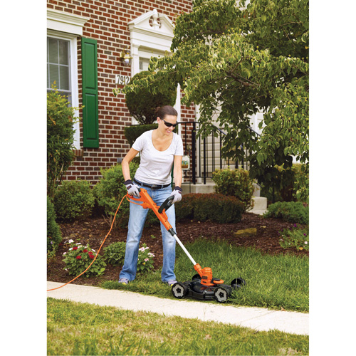 3-in-1 Compact Mower, Push Walk-Behind, Electric, 12" Cutting Width CSL Industriel Inc.