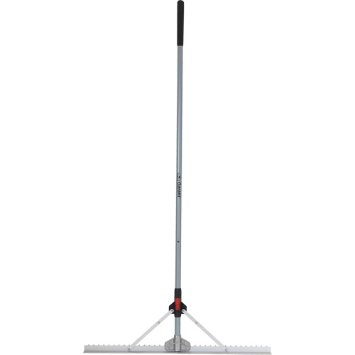 R&acirc;teau &agrave; niveler pour am&eacute;nagement paysager avec t&ecirc;te pliante, Manche Fibre de verre, 36" la, Lame Aluminium CSL Industriel Inc.