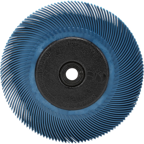 Brosse radiale en soies Scotch-Brite, C&eacute;ramique, Grain 400, 6" dia. CSL Industriel Inc.