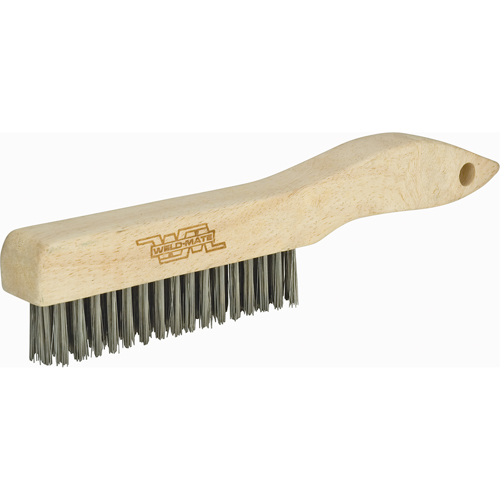 Shoe Handle Industrial-Duty Scratch Brush, Carbon Steel, 3 x 16 Wire Rows, 10-1/2" Long CSL Industriel Inc.