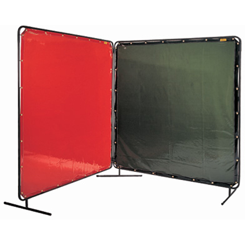 &eacute;cran et cadre pour soudage, Vert olive, 6' x 6' CSL Industriel Inc.