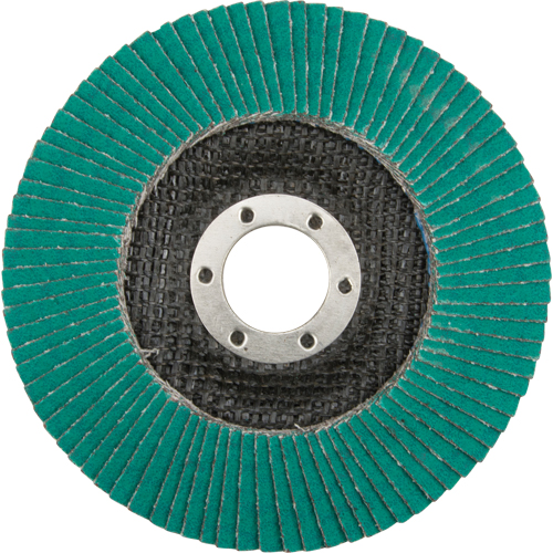 Flap Wheels - 577F Flap Discs, 4-1/2" x 7/8", Type 29, 80 Grit, Zirconium CSL Industriel Inc.