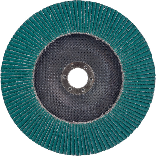 Disque &agrave; lamelles 577F, 7" x 5/8"-11, Type 27, Grain 36, Alumine de zirconium CSL Industriel Inc.