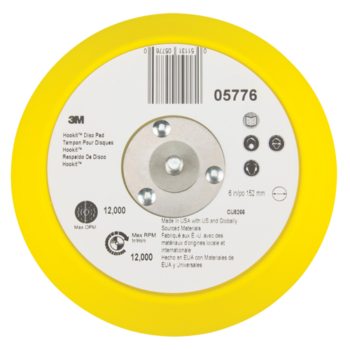 Patin pour disque Hookit, dia 6" CSL Industriel Inc.