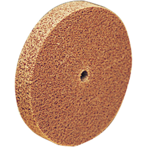 Meule d'abrasion et de polissage unitaris&eacute;e Scotch-Brite, 6" x 1/8", Arbre de 1/2", Grain de Cors&eacute;, Oxyde d'aluminium CSL Industriel Inc.