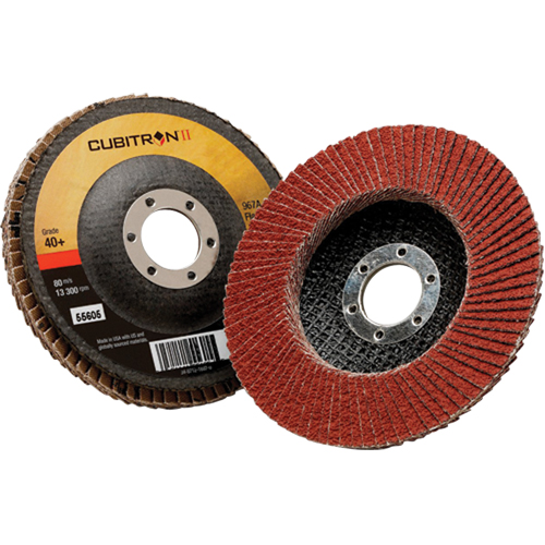 Cubitron II Flap Disc 967A, 7" x 7/8", Type 27, 40+ Grit, Ceramic CSL Industriel Inc.