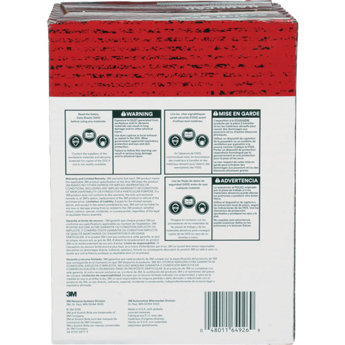 Tampons manuels Scotch-Brite 7447, Oxyde d'aluminium, 9" x 6", Grain Tr&egrave;s fin CSL Industriel Inc.