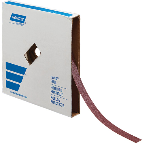 Rouleau de toile abrasive pour m&eacute;tal, Oxyde d'aluminium, 1" la x 150' lo, Grain 60 CSL Industriel Inc.