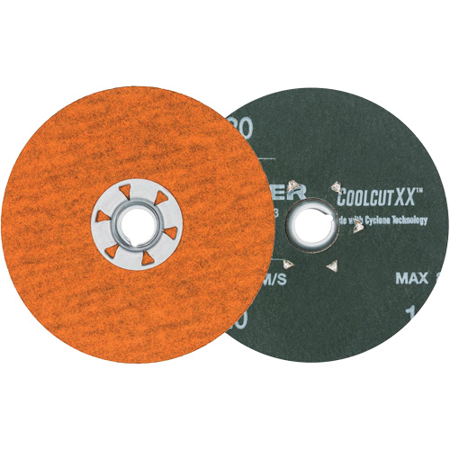 Coolcut XX Sanding Disc, 4-1/2" Dia., 120 Grit, Ceramic CSL Industriel Inc.