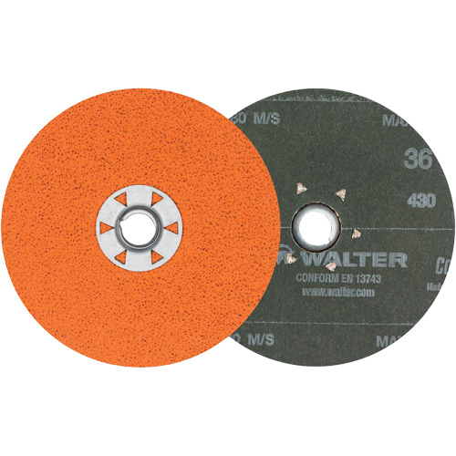 Coolcut XX Sanding Disc, 5" Dia., 36 Grit, Ceramic CSL Industriel Inc.