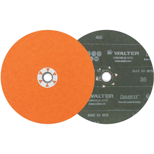 Disque de sablage Coolcut XX, 7" dia., Grain 36, C&eacute;ramique CSL Industriel Inc.
