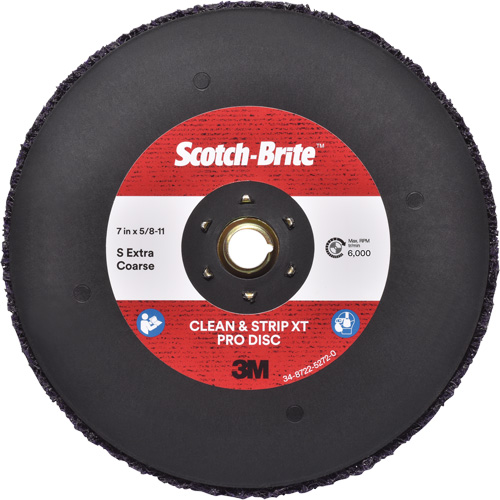 Scotch-Brite Clean & Strip XT Pro Disc, 7" Dia., Extra Coarse Grit, Silicon Carbide CSL Industriel Inc.