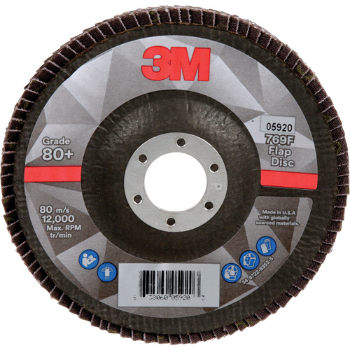 769F Flap Disc, 5" x 7/8", Type 29, 80+ Grit, Ceramic CSL Industriel Inc.