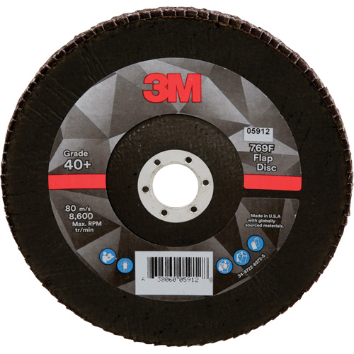 769F Quick Change Flap Disc, 7" x 7/8", Type 29, 40+ Grit, Aluminum Oxide/Ceramic CSL Industriel Inc.