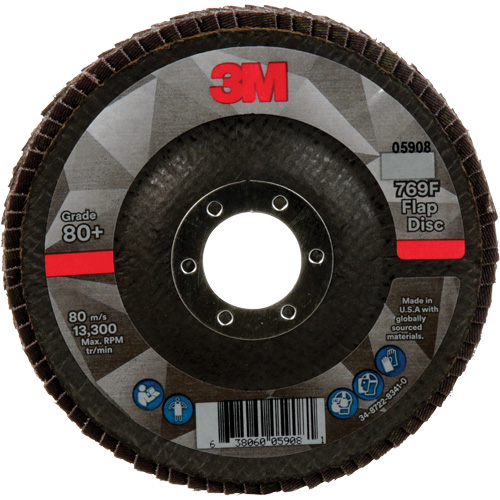 769F Quick Change Flap Disc, 4-1/2" x 7/8", Type 29, 80+ Grit, Ceramic CSL Industriel Inc.
