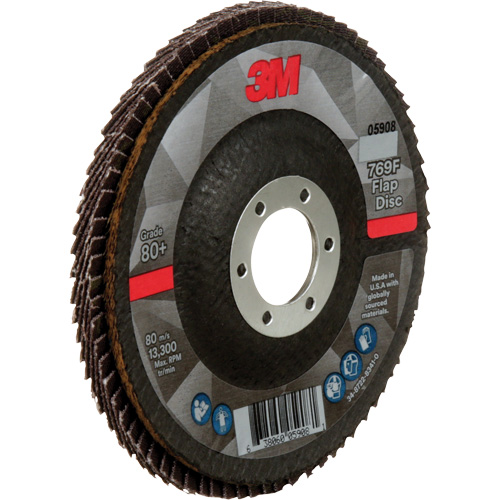 769F Quick Change Flap Disc, 4-1/2" x 7/8", Type 29, 80+ Grit, Ceramic CSL Industriel Inc.