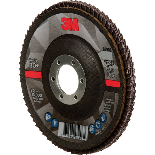 769F Quick Change Flap Disc, 4-1/2" x 7/8", Type 29, 80+ Grit, Ceramic CSL Industriel Inc.
