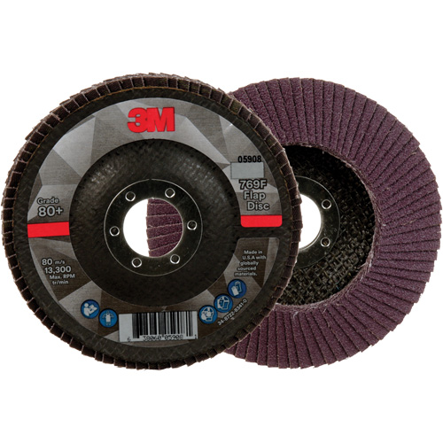 769F Quick Change Flap Disc, 4-1/2" x 7/8", Type 29, 80+ Grit, Ceramic CSL Industriel Inc.