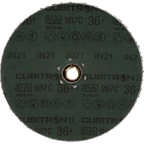 Disque en fibre 987C Cubitron II, C&eacute;ramique, 36+, 4-1/2" Dia CSL Industriel Inc.