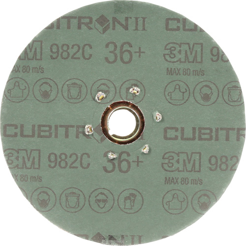Cubitron II 982C Fibre Disc, Ceramic, 36+, 5" Dia CSL Industriel Inc.
