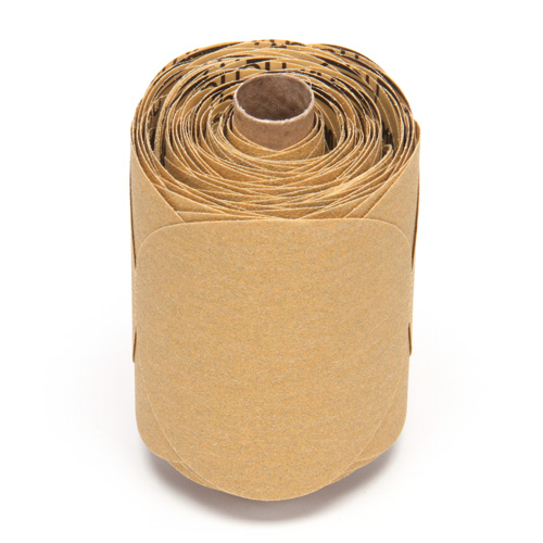 Stikit Gold Paper Disc Roll, 5" Dia., P220 Grit, Aluminum Oxide CSL Industriel Inc.