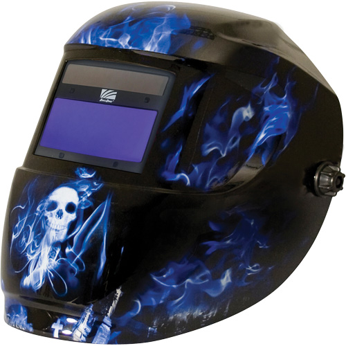 Masque de soudage Carrera ArcOne, 3" lo x 4" la Champ de vision, Teinte 9 - 13, Bleu CSL Industriel Inc.