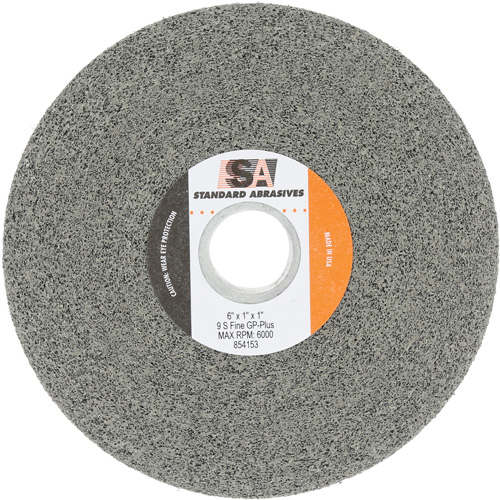 Meule &agrave; usage g&eacute;n&eacute;ral Standard Abrasives, 6" x 1", Arbre de 1", Carbure de silicium CSL Industriel Inc.
